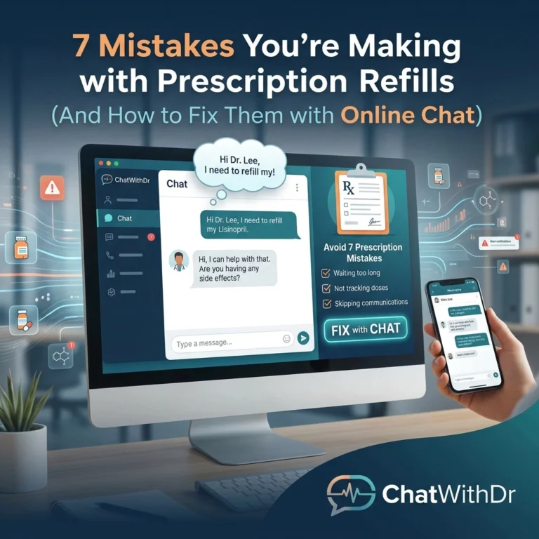 7 Mistakes You’re Making with Prescription Refills (And How to Fix Them with Online Chat)