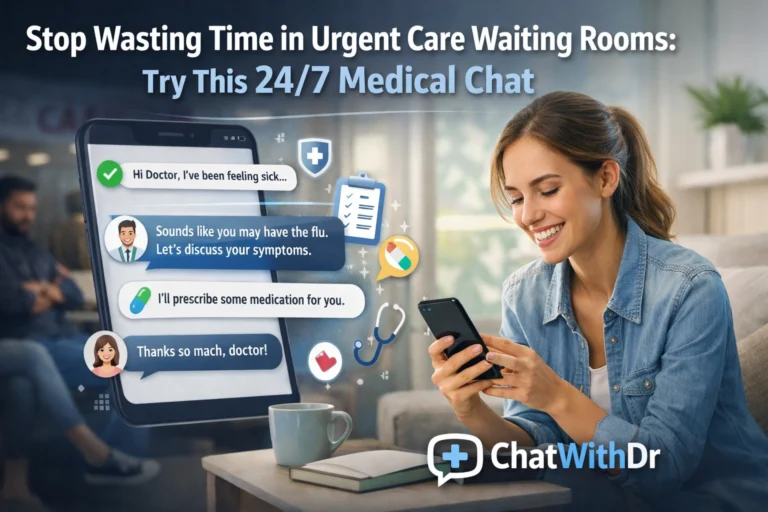Stop Wasting Time in Urgent Care Waiting Rooms: Try This 24/7 Medical Chat