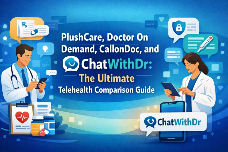 PlushCare, Doctor On Demand, CallonDoc, and ChatWithDr: The Ultimate Telehealth Comparison Guide