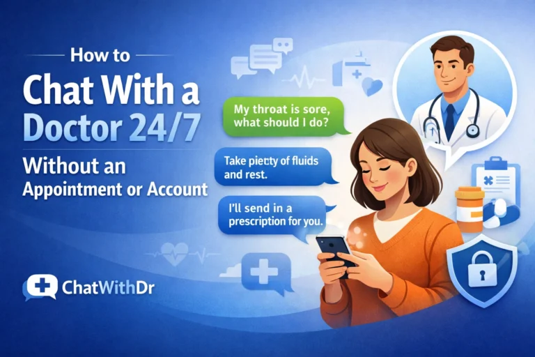 How to Chat With a Doctor 24/7 Without an Appointment or Account