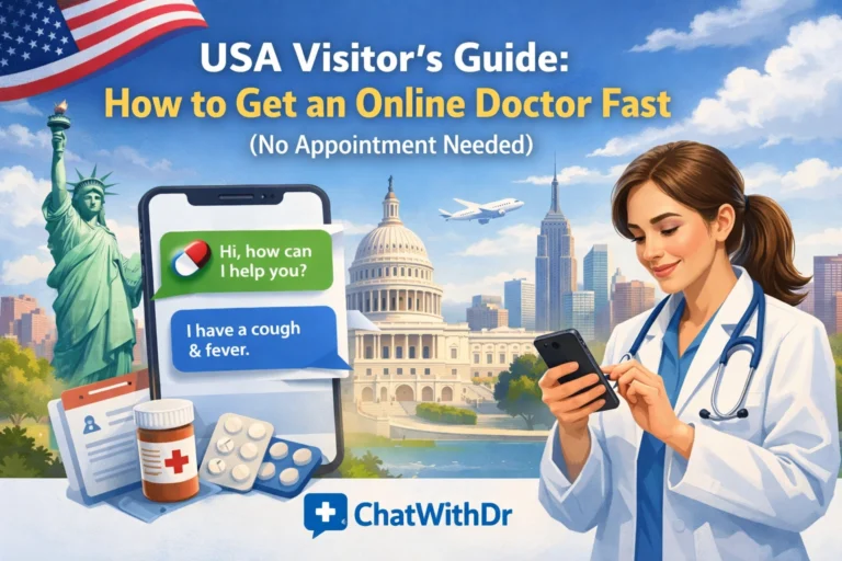 USA Visitor’s Guide: How to Get an Online Doctor Fast (No Appointment Needed)