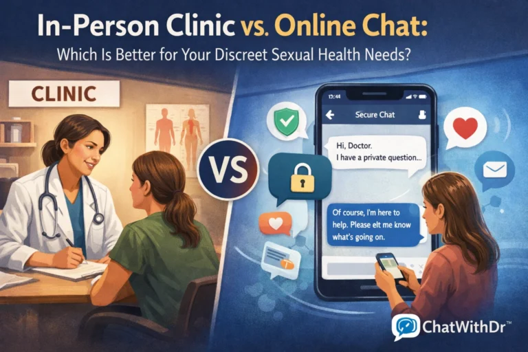 In-Person Clinic vs. Online Chat: Which Is Better for Your Discreet Sexual Health Needs?