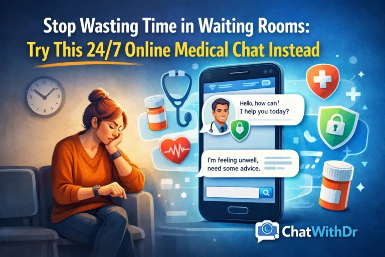 Stop Wasting Time in Waiting Rooms: Try This 24/7 Online Medical Chat Instead