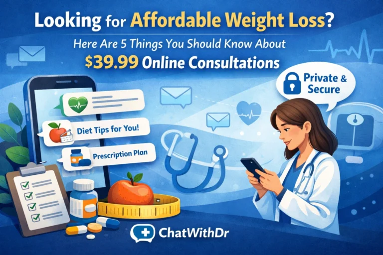 Looking for Affordable Weight Loss? Here Are 5 Things You Should Know About $39.99 Online Consultations