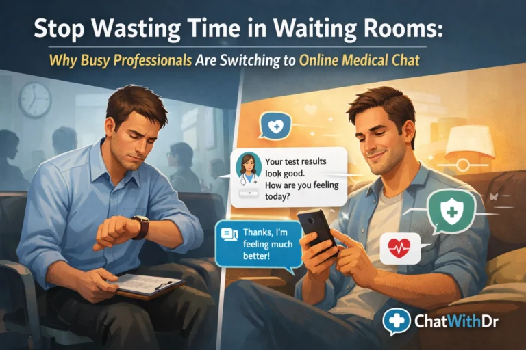 Stop Wasting Time in Waiting Rooms: Why Busy Professionals Are Switching to Online Medical Chat