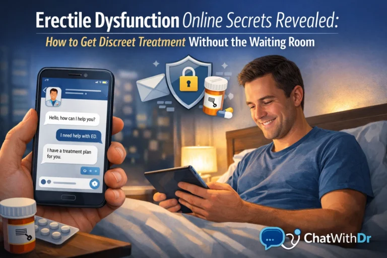 Erectile Dysfunction Online Secrets Revealed: How to Get Discreet Treatment Without the Waiting Room