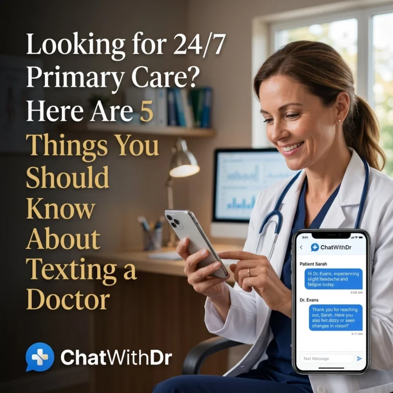 Looking for 24/7 Primary Care? Here Are 5 Things You Should Know About Texting a Doctor