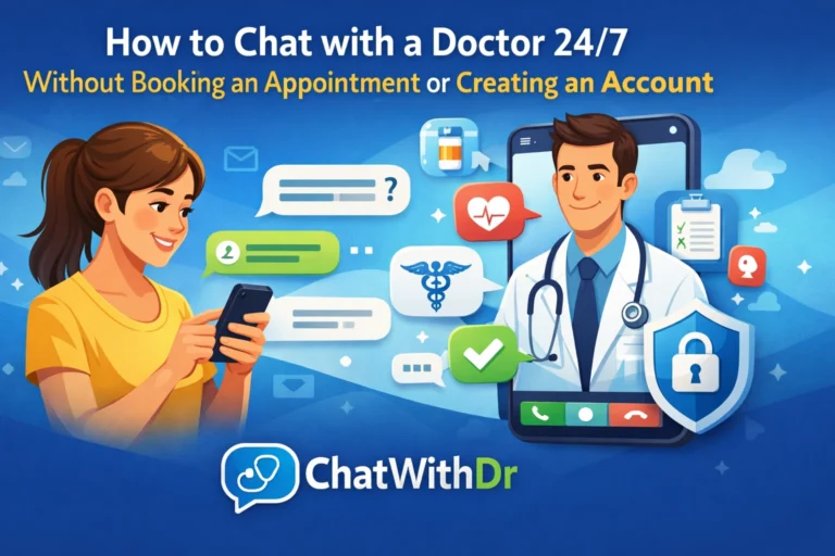 How to Chat with a Doctor 24/7 Without Booking an Appointment or Creating an Account