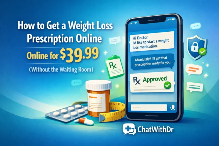 How to Get a Weight Loss Prescription Online for $39.99 (Without the Waiting Room)