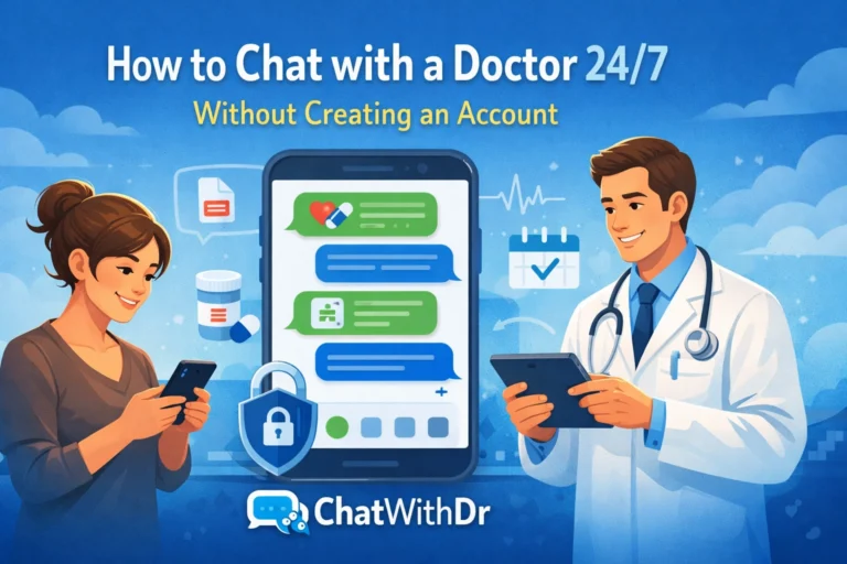 How to Chat with a Doctor 24/7 Without Creating an Account