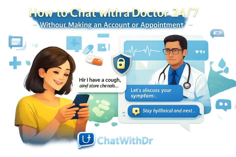 How to Chat with a Doctor 24/7 Without Making an Account or Appointment