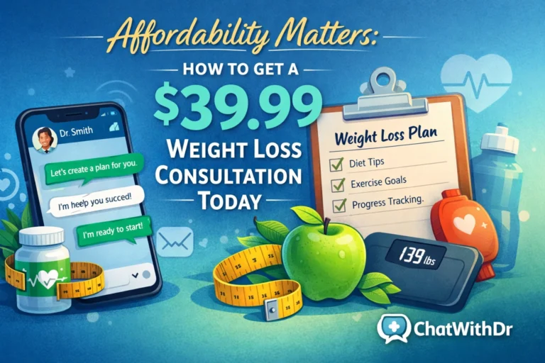 Affordability Matters: How to Get a $39.99 Weight Loss Consultation Today