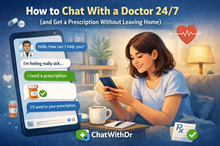 How to Chat With a Doctor 24/7 (and Get a Prescription Without Leaving Home)