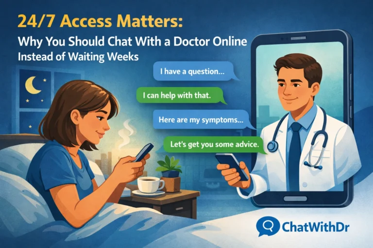 24/7 Access Matters: Why You Should Chat With a Doctor Online Instead of Waiting Weeks
