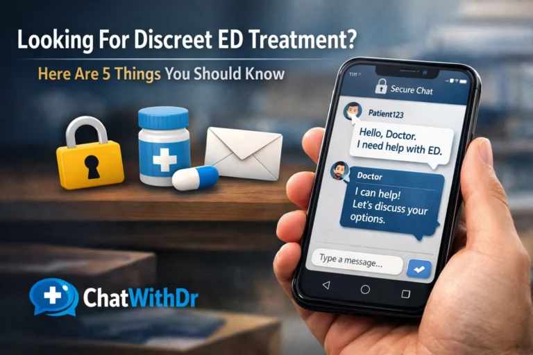 Looking For Discreet ED Treatment? Here Are 5 Things You Should Know