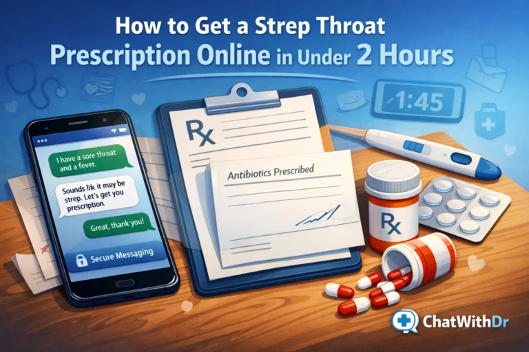 How to Get a Strep Throat Prescription Online in Under 2 Hours