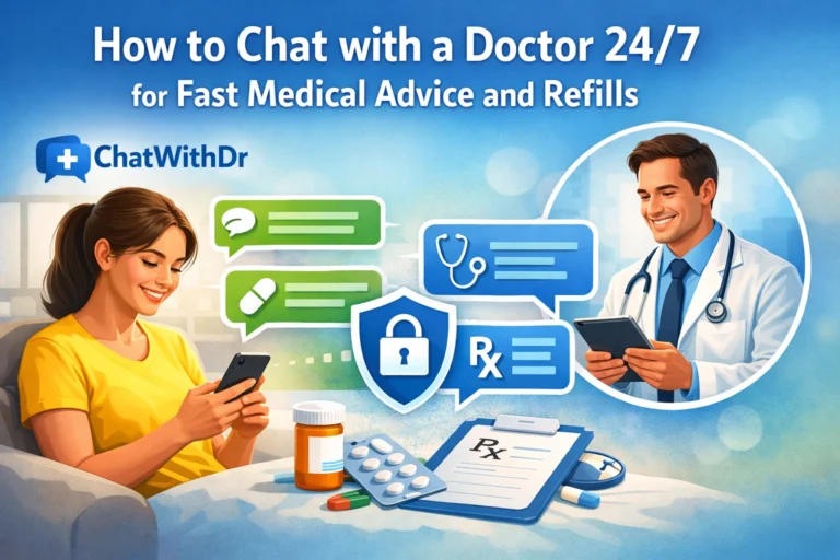 How to Chat with a Doctor 24/7 for Fast Medical Advice and Refills