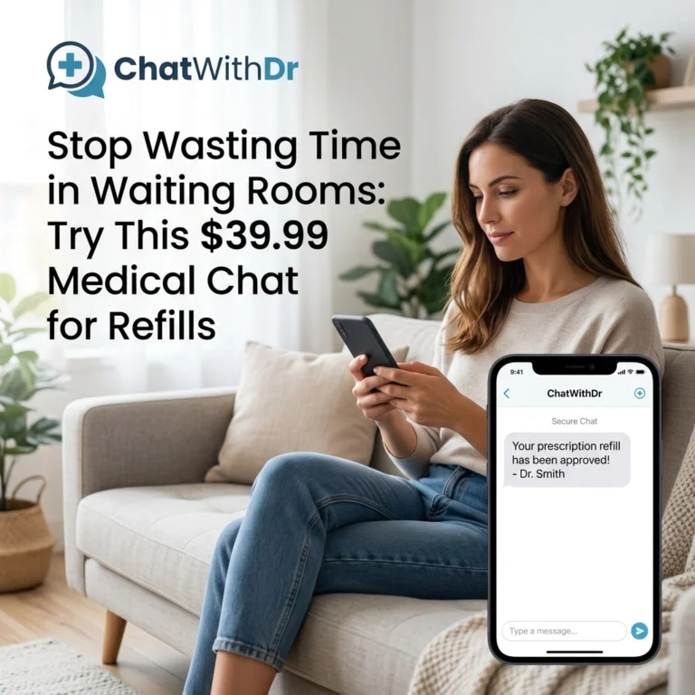 Stop Wasting Time in Waiting Rooms: Try This $39.99 Medical Chat for Refills