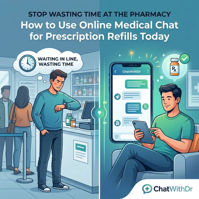 Stop Wasting Time at the Pharmacy: How to Use Online Medical Chat for Prescription Refills Today