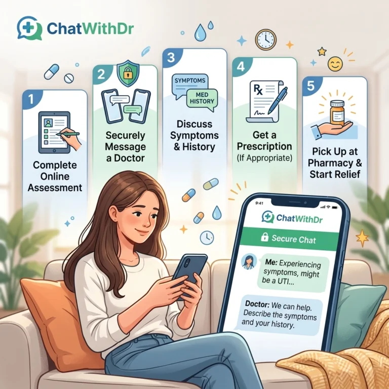 5 Steps to Get a UTI Prescription Online and Start Relief Today