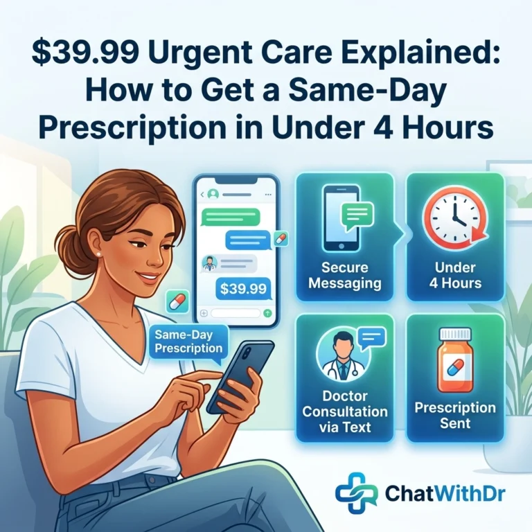 $39.99 Urgent Care Explained: How to Get a Same-Day Prescription in Under 4 Hours