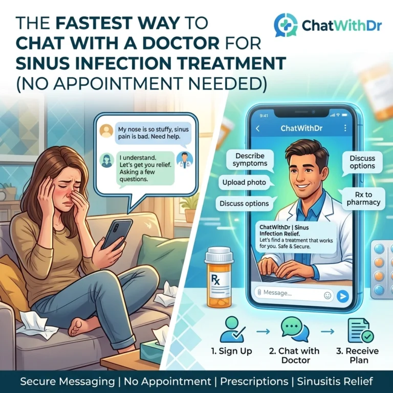 The Fastest Way to Chat with a Doctor for Sinus Infection Treatment (No Appointment Needed)