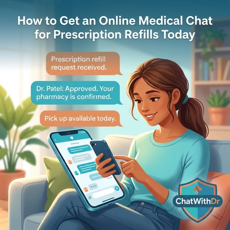 How to Get an Online Medical Chat for Prescription Refills Today