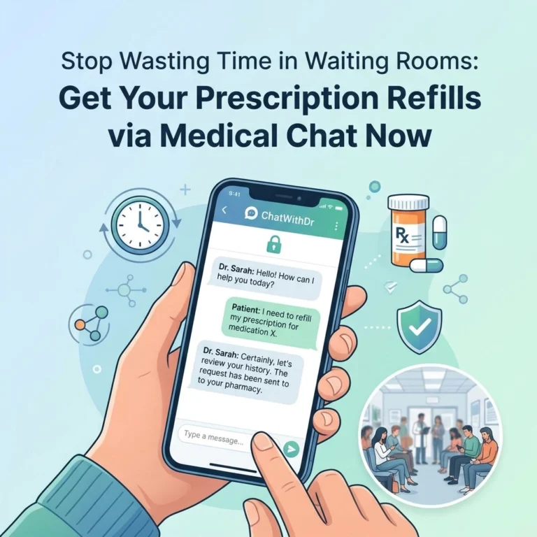 Stop Wasting Time in Waiting Rooms: Get Your Prescription Refills via Medical Chat Now
