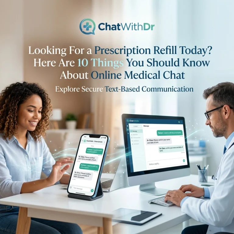 Looking For a Prescription Refill Today? Here Are 10 Things You Should Know About Online Medical Chat