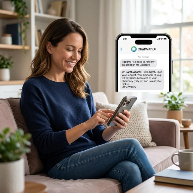 Stop Wasting Time on Waiting Rooms: Use Online Medical Chat for Prescription Refills Today
