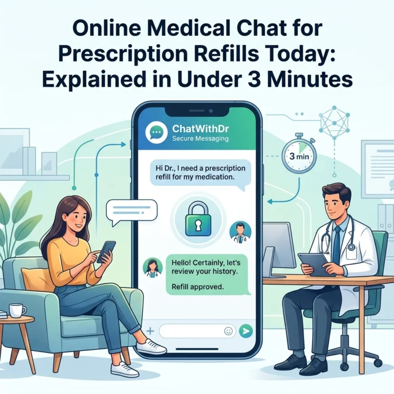 Online Medical Chat for Prescription Refills Today: Explained in Under 3 Minutes
