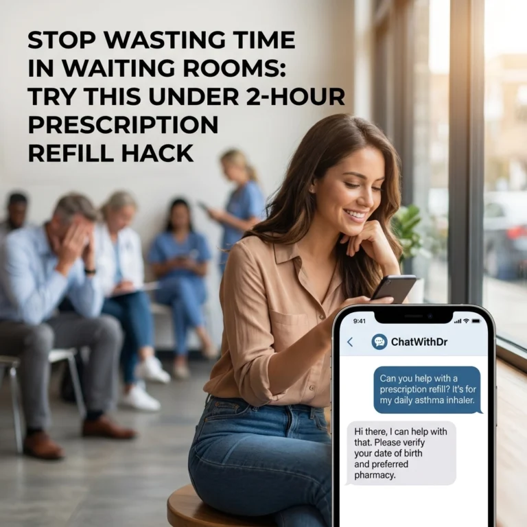 Stop Wasting Time in Waiting Rooms: Try This Under 2-Hour Prescription Refill Hack