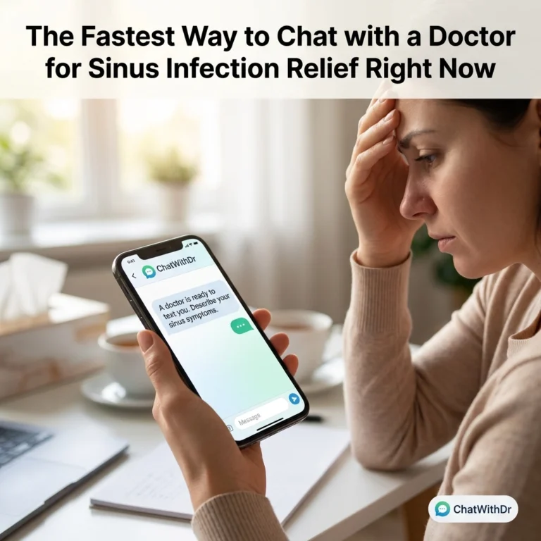 The Fastest Way to Chat with a Doctor for Sinus Infection Relief Right Now