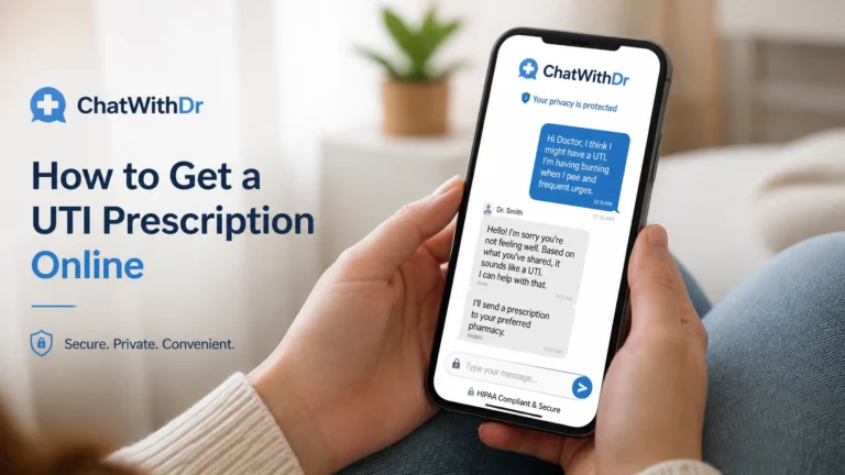 How to Get a UTI Prescription Online Without an Appointment (Under 2 Hours)